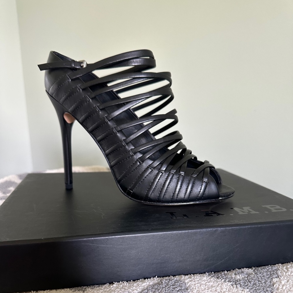 L.A.M.B. Bobbi heels/sandals size 9.5 new with box